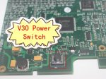 10pcs Power Switch Button for AUTOBOSS V30 V30 Elite Motherboard
